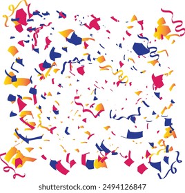 Cool handwrite template confetti design