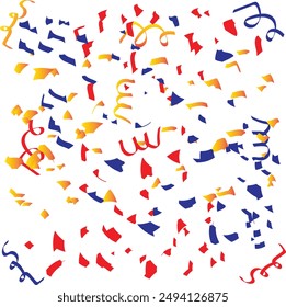 Cool handwrite template confetti design