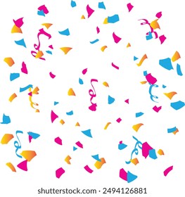 Cool handwrite template confetti design