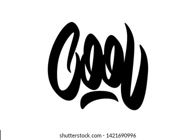 Cool handwritten vector lettering design. Vector calligraphy illustration isolated. Typography for banners, badges, postcard, t-shirt, prints, posters.
