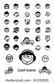cool head icons