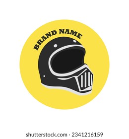 Cool Helmet Logo For Automotive