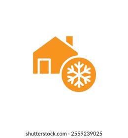 Cool home icon Outline vector for web ui