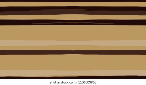 Cool Horizontal Watercolor Stripes Seamless Vector Autumn Pattern. Textured Hand Painted Graffiti Lines. Retro Vintage Simple Seamless Sailor Stripes. Uneven Grunge Banner Paintbrush Background