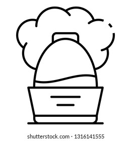 Cool humidifier icon. Outline cool humidifier vector icon for web design isolated on white background