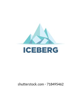 Cool Iceberg Logo Symbol