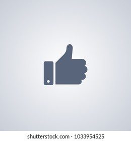 Cool icon, Like icon, vector best flat icon on white background , EPS 10