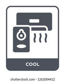 cool icon vector on white background, cool trendy filled icons from Smart home collection, cool simple element illustration