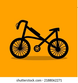 ilustración genial del arte vectorial de la bicicleta