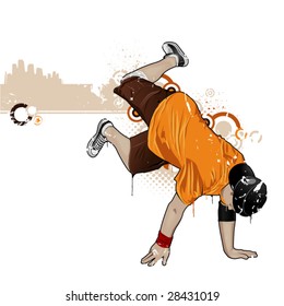 Cool image with breakdancer and street style attributes