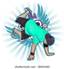 Cool image with breakdancer and street style attributes