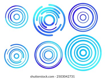 Una Imagen fresca de propagación de las ondas de agua