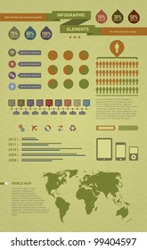 cool infographic elements for the web and print usage