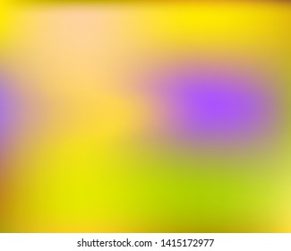 Cool interesting delicate wallpaper. Pretty splash and spreading spot. Vector 3d art illustration flyer. Yellow delicate wallpaper, made from random multicolor spots.