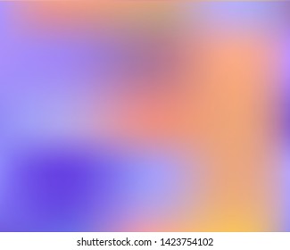 Cool interesting editable drawing. Amazing splash and spreading spot. EPS. Vector illustration flyer. Violet editable drawing, made from random multicolor spots.
