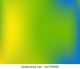 Cool interesting editable drawing. EPS. Vector illustration presentation. Interesting splash and spreading spot. Green editable drawing, made from random multicolor spots.