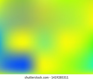 Cool interesting editable drawing. EPS. Vector illustration invite. Pretty splash and spreading spot. Green editable drawing, made from random multicolor spots.