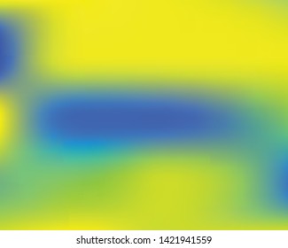 Cool interesting editable drawing. EPS. Vector illustration space. Amazing splash and spreading spot. Yellow editable drawing, made from random multicolor spots.