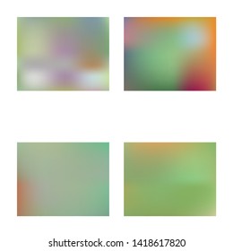 Cool interesting editable drawing. Graceful splash and spreading spot. EPS. Vector illustration show. Green abstract background from blurred smooth spots.