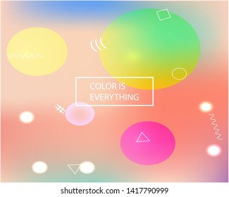 Cool interesting editable drawing. Interesting splash and spreading spot. EPS. Vector illustration artbook. Pink editable drawing, made from random multicolor spots.