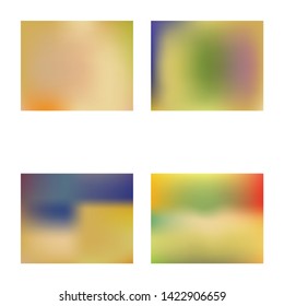 Cool interesting editable drawing. Interesting splash and spreading spot. EPS. Vector illustration design. Yellow editable drawing, made from random multicolor spots.