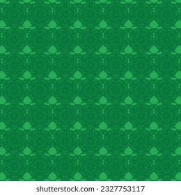 Cool irish pattern green and white colors