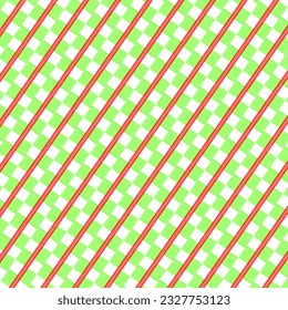 Cool irish pattern green and white colors
