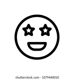 Cool isolated on white background, smiling emoticon with sunglasses