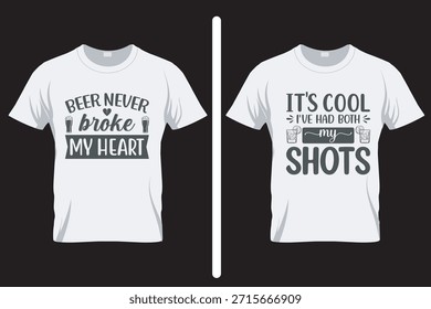 It's cool I've had both my shots alcohol T shirt design