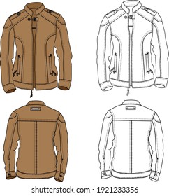 cool jacket design illustration image