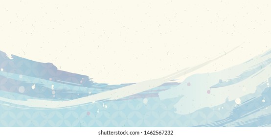 Cool Japanese style light blue background image
