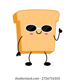 Cool Kawaii Toast Brot Charakter