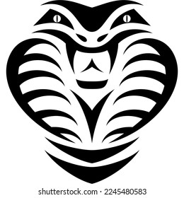 Cool King Cobra in Vector