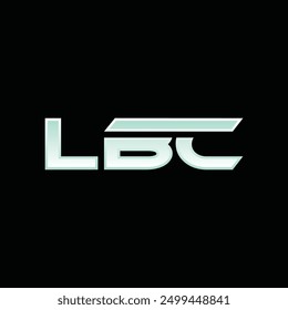 Cool Letter LBC Simple Geometric Modern Business Icon Technology Logo