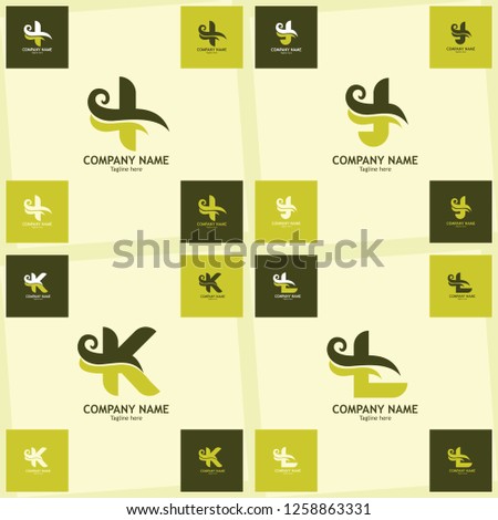 cool letter logo design inspiration vector stock vector royalty cool letter design