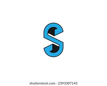 cool letter s logo vector