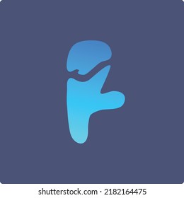 Carta fresca Marca Monograma Vector de alfabeto Diseño de la letra F logotipo de la letra I letra Logo IF Diseño del logotipo de la letra