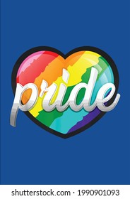 Diseño gráfico de ilustraciones de vectores de orgullo Lgbt para documentos e impresión