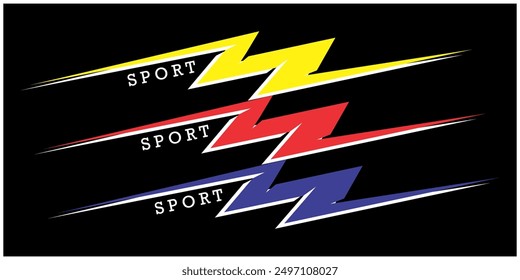 Cool Lightning lines, para modificar pegatinas de vehículos.