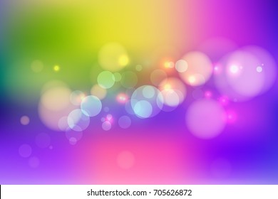 Cool lights background bokeh Illustration