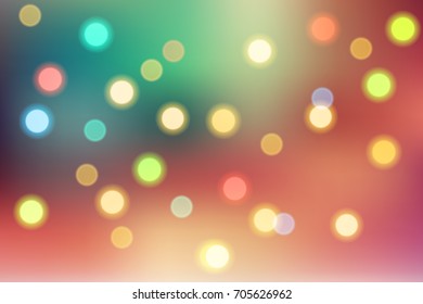 Cool lights background bokeh Illustration