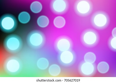 Cool lights background bokeh Illustration