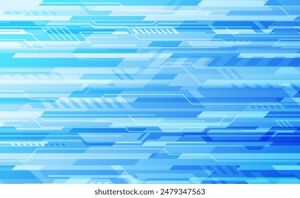 A cool line background illustration with a futuristic image