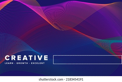Cool line effect texture looks so futuristic and optimistic for powerpoint background, banner and creative background.