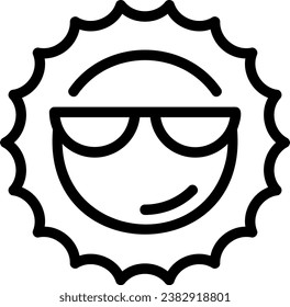 cool line icon illustration vector