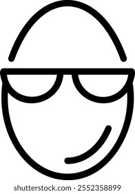 Vector de ilustración de icono de línea fría