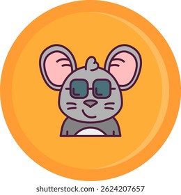Diseño de icono de Vector de línea fresca