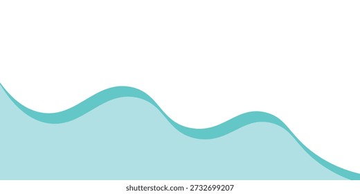 Cool liquid abstract gradient shapes wavy background.