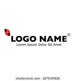 cool little leaf flat logo design