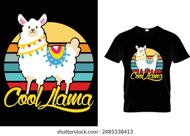 Cool llama Llama T Shirt